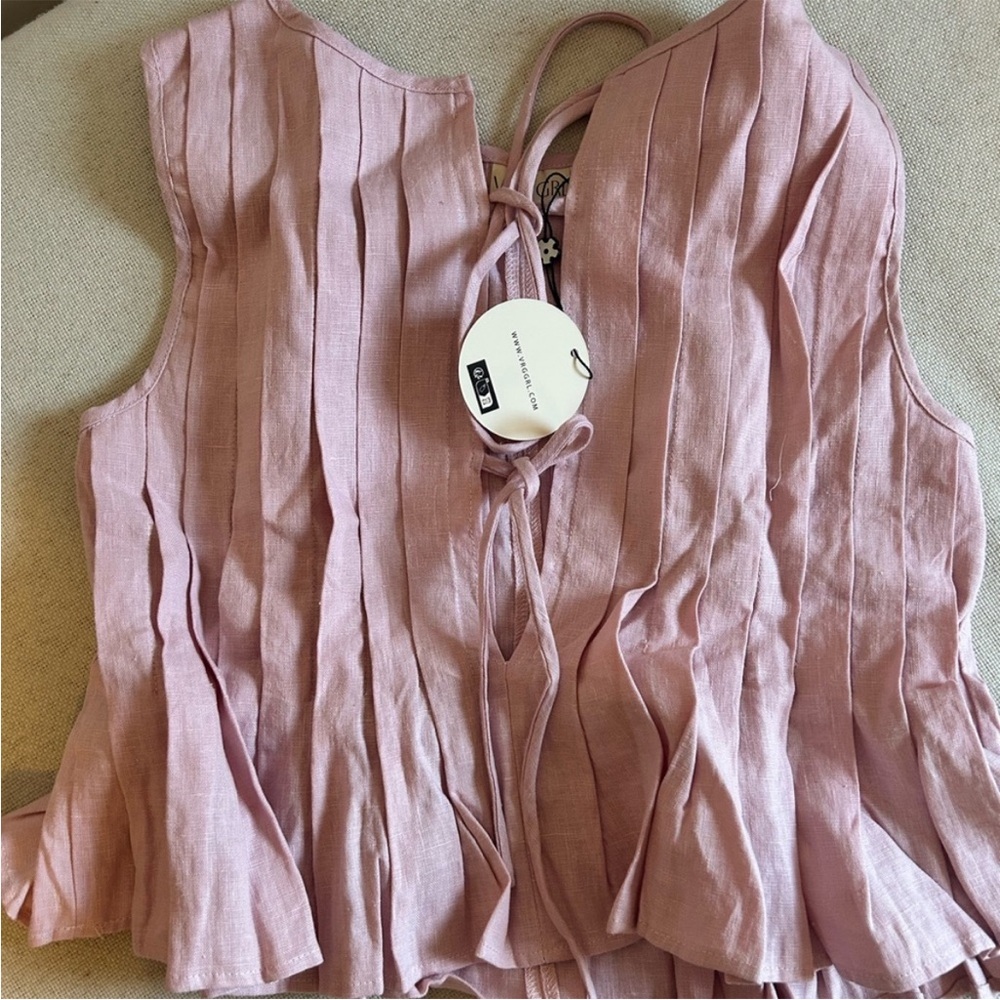 NWT • Vrg grl Valeria top in musk - Picture 2 of 8